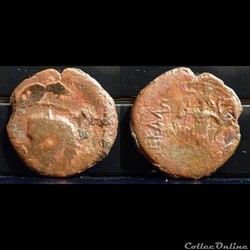 JUDAEA, Ascalon. Nero