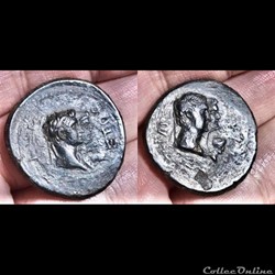 KINGS of BOSPOROS. Kotys I, with Nero and Agrippina II