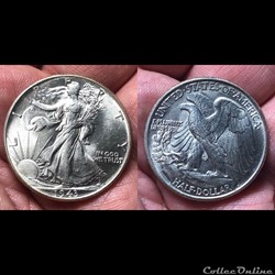 1943P Walking Liberty