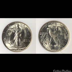 1947P Walking Liberty