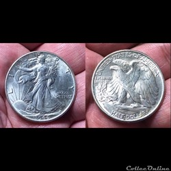 1944P Walking Liberty