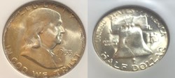 1953S Franklin Half MS65