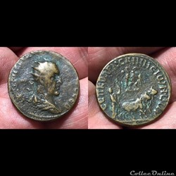 MESOPOTAMIA, Rhasaena. Trajan Decius.