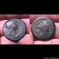 CILICIA, Anazarbus. Trajan and Marciana