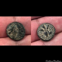 JUDAEA, Herodians. Herod IV Philip, with Livia.