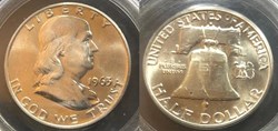 1963D Franklin Half MS65FBL