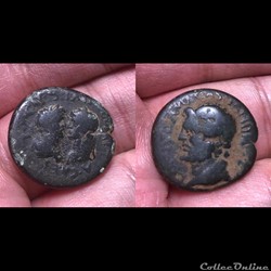 MACEDON. Cassandrea. Titus & Domitian