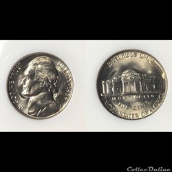 1939P Jefferson Nickle MS67