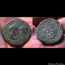 MOESIA INFERIOR, Marcianopolis. Caracalla, with Julia Domna