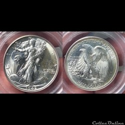 1942S Walking Liberty