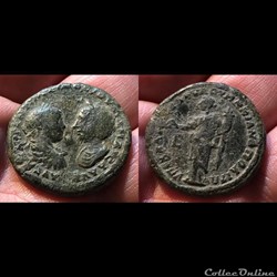 MOESIA INFERIOR, Marcianopolis. Elagabalus, with Julia Maesa