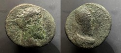MESOPOTAMIA, Edessa. Septimius Severus, with Abgar VIII.