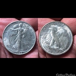1945S Walking Liberty