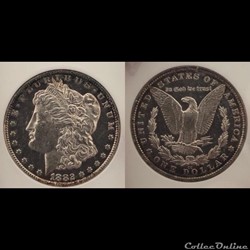 1882CC Morgan Silver Dollar
