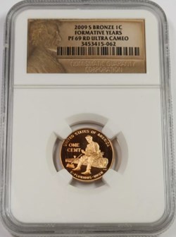 2009 S NGC PF69 RD - Lincoln Formative Years Cent Penny
