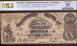 1861 Confederate Note