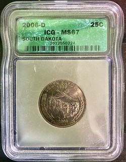 2008-D South Dakota State Washington Quarter - Obverse