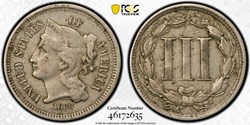 1868 3 Cent Nickel