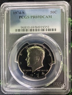 1972-S Kennedy Half Dollar- Obverse
