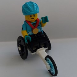 Lego Minifigures Series 22 - L'athlète en fauteuil roulant