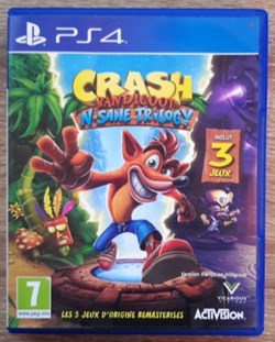 Jeu vidéo - PS4 - Crash Bandicoot: N. Sane Trilogy