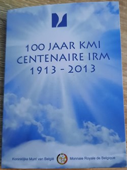 2€ Belgique 2013 - 100 ans de l'Institut Royal Météorologique - Coincard BU