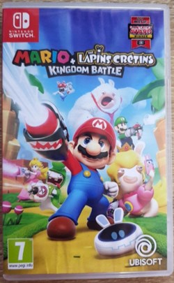 Jeu vidéo - Switch - Mario + The Lapins Crétins Kingdom Battle