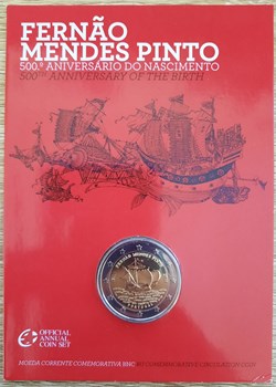 2€ Portugal 2011 - 500e anniversaire de la naissance de Fernão Mendes Pinto - Coincard