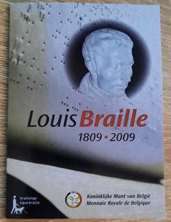2€ Belgique 2009 - 200 ans de la naissance de Louis Braille - Coincard BU