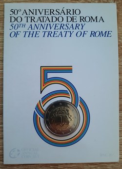 2€ Portugal 2007 - 50e anniversaire du traité de Rome - Coincard