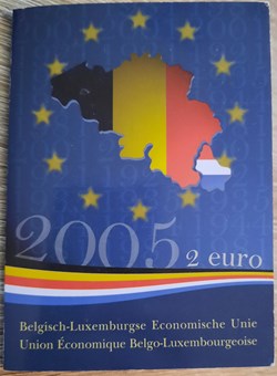 2€ Belgique 2005 - Union économique Belgo-Luxembourgeoise - Coincard BU