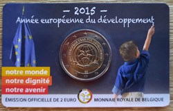 2€ Belgique 2015 - Année européenne du développement - Coincard BU