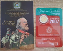 2€ Saint-Marin 2007 - Bicentenaire de la naissance de Giuseppe Garibaldi - Coincard