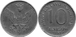 10 fenigów 1917 - 7 - second reverse - doubled die obverse 1