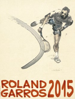 Affiche Roland Garros 2015