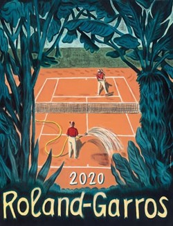 Affiche Roland Garros 2020