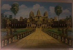 Toile 80x60 : Angkor Wat Antique