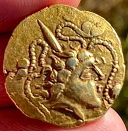 Statère d'or au bâton, exemplaire DT.2183