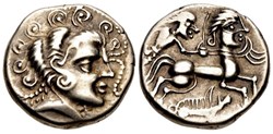 Statère en argent au sanglier
