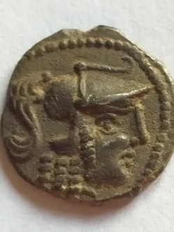 Pallas au cheval androcéphale et à la roue