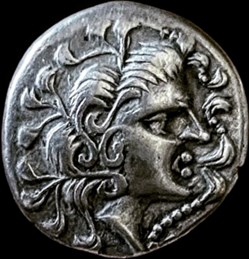 Statère en argent à la roue et à la cavalière