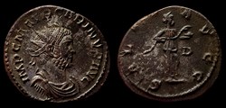 CARINUS Aurelianus SALVS AVG[G]/ -|D// -.