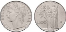 100 Lire - Minerva