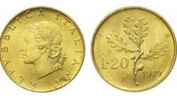 20 Lire - Ramo di Quercia