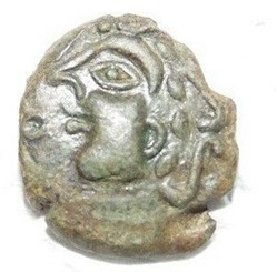 Bronze au cheval et sanglier superposés