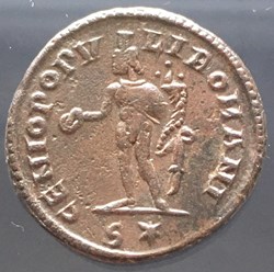 Follis de Maximien Hercule - GENIO POPVLI ROMANI / S étoile