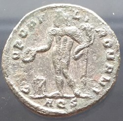 Follis de Maximien Hercule - GENIO POPVLI ROMANI / AQS