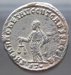 Follis de Maximien Hercule - SACRA MONET AVGG ET CAESS NOSTR / ST