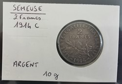 SEMEUSE 2 francs 1914 C
