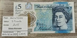 ANGLETERRE - 5 Pounds